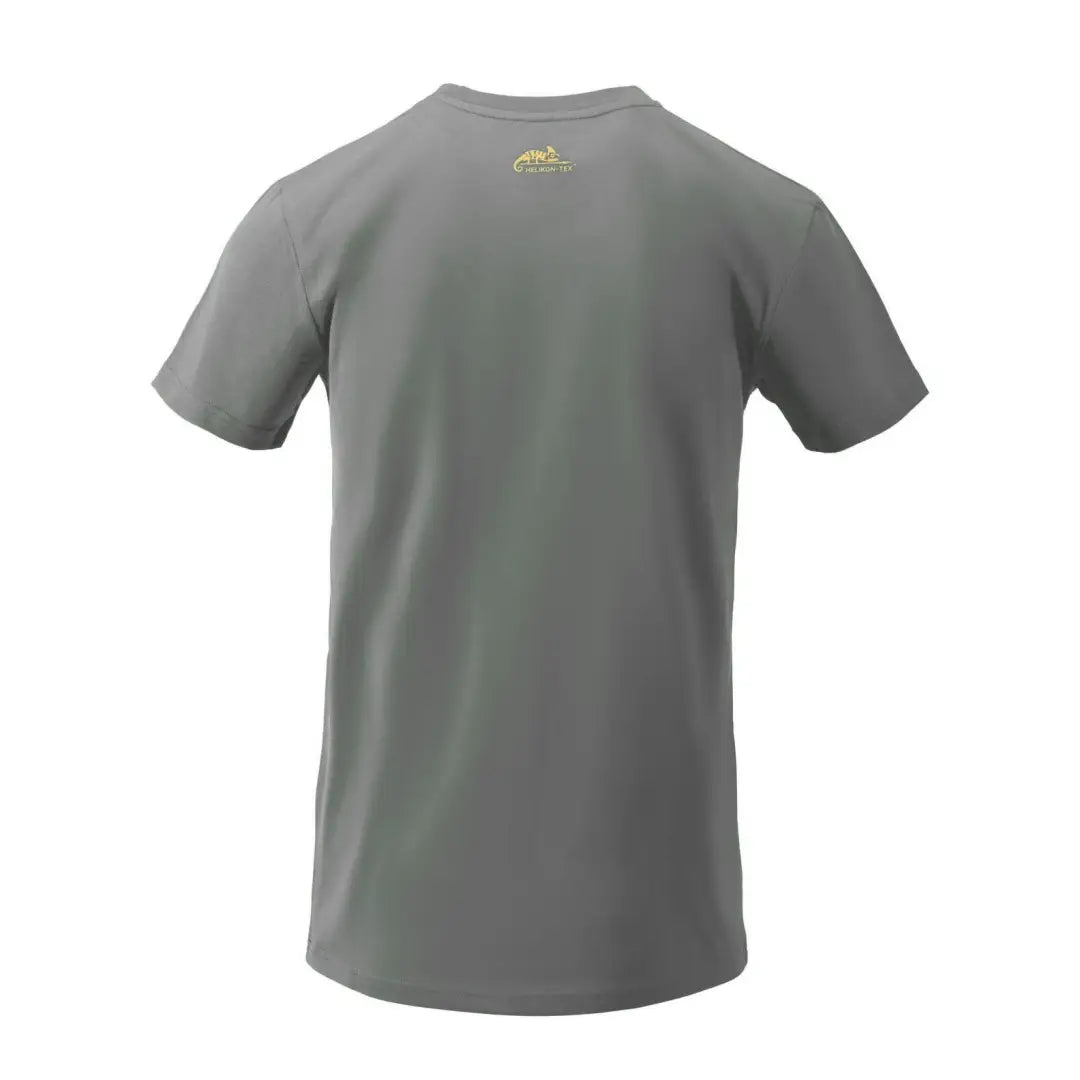 Gray short-sleeved Helikon-Tex Journey to Perfection T-shirt for outdoors and hunting