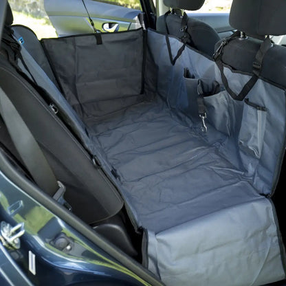 Gray car seat cover for Henry Wag Pet Car Seat Hammock, perfect for pet car rides
