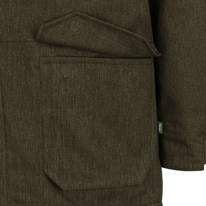 Hoggs of Fife Argyll II olive green corduroy jacket with patch pockets