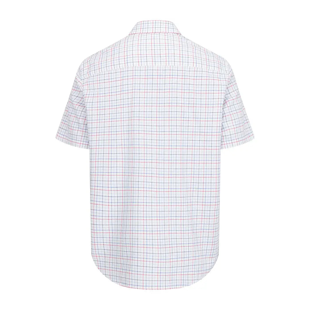 Short-sleeved checkered Fife Callum Short Tattersall Shirt for a stylish look