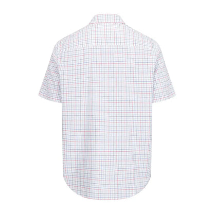 Short-sleeved checkered Fife Callum Short Tattersall Shirt for a stylish look