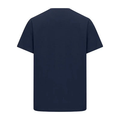 Navy blue Hoggs of Fife Canonbie Printed T-Shirt showcasing casual style and comfort