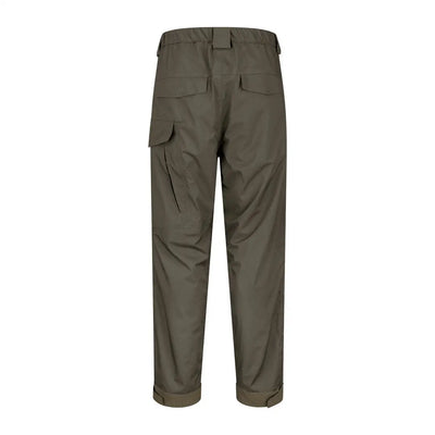 Olive green cargo pants with pockets, Hoggs of Fife Culloden Waterproof Trousers