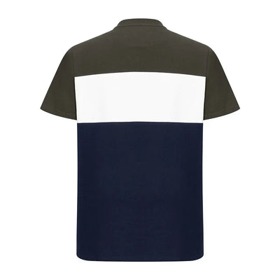 Color-blocked polo shirt from Hoggs of Fife Dalbeattie Colour Block collection