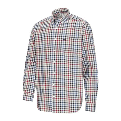 Men’s Fife Douglas Twill Shirt with colorful plaid pattern, perfect for casual style