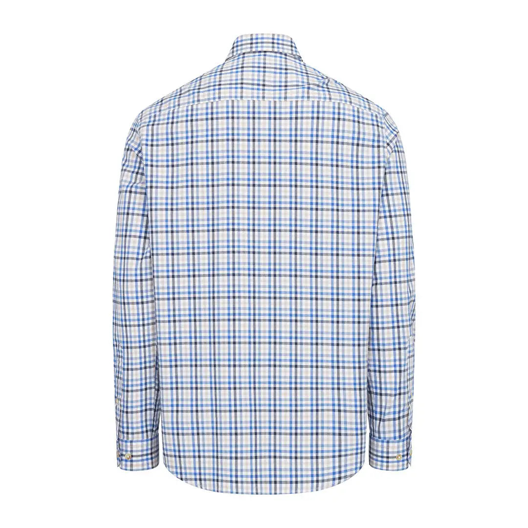 Plaid long-sleeved shirt from Hoggs of Fife Garvock Cotton Twill collection