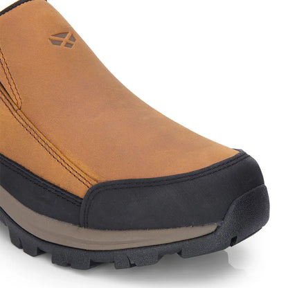 Tan slip-on shoe from Hoggs of Fife Glen Adventure EasyOn for effortless style