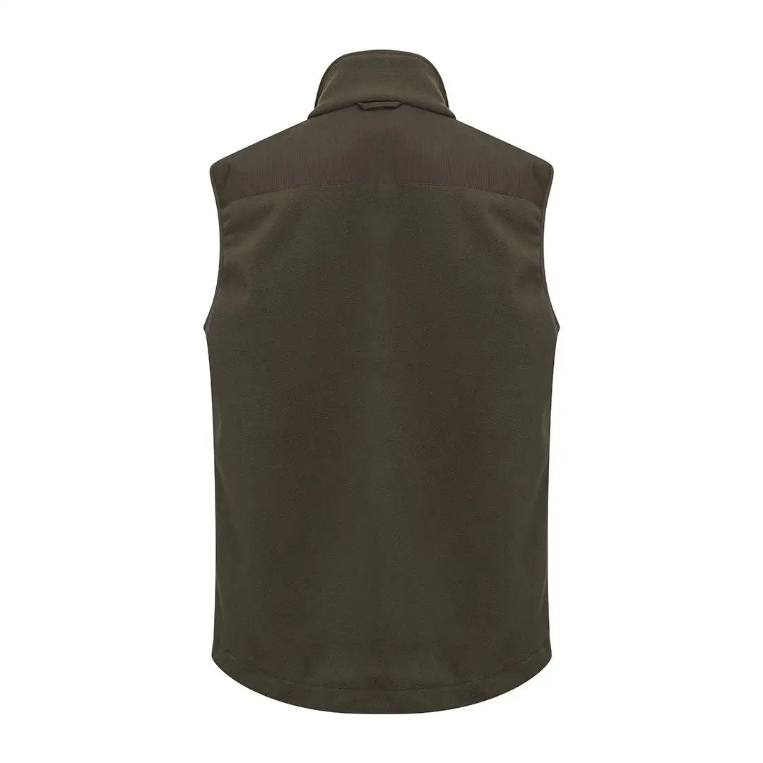 Olive green vest from Hoggs of Fife Green King II Gilet collection
