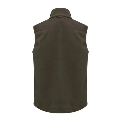Olive green vest from Hoggs of Fife Green King II Gilet collection