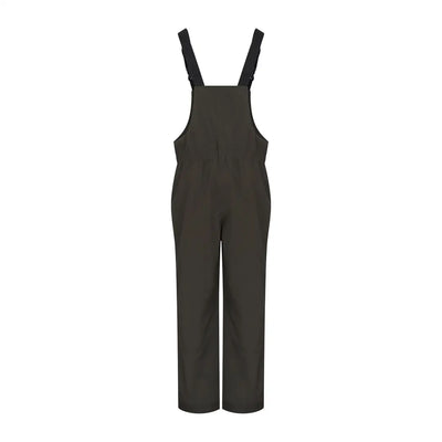 Dark green King II Thermal Bib & Brace overalls with shoulder straps and full-length legs