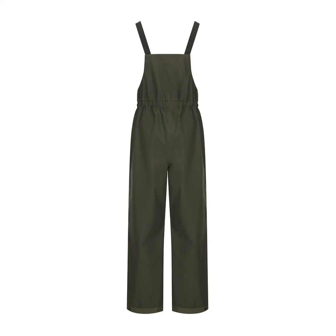 Dark green sleeveless jumpsuit with wide legs, perfect for the Fife Green King style