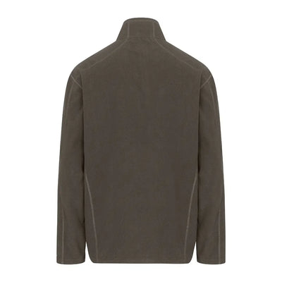 Olive green long-sleeved jacket from Fife Islander Techpro collection, perfect for outdoor wear