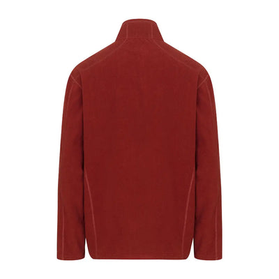 Red fleece pullover from Hoggs of Fife Islander Techpro 1/4 Zip Shirt, perfect for layering
