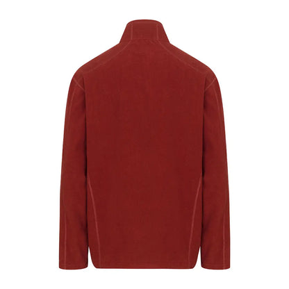 Red fleece pullover from Hoggs of Fife Islander Techpro 1/4 Zip Shirt, perfect for layering