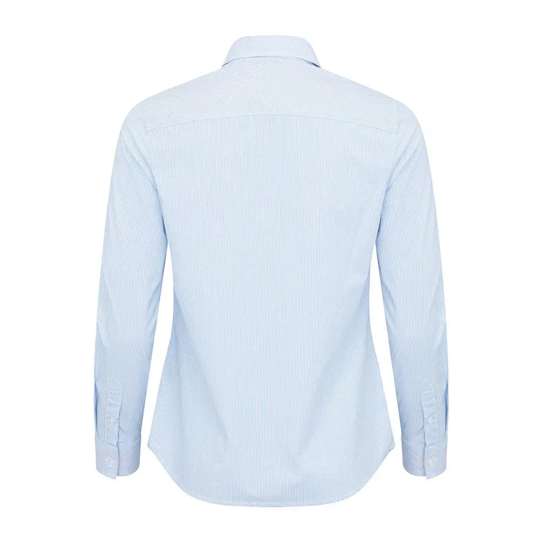 Light blue long-sleeved Hoggs of Fife shirt, perfect for country clothing and outdoors