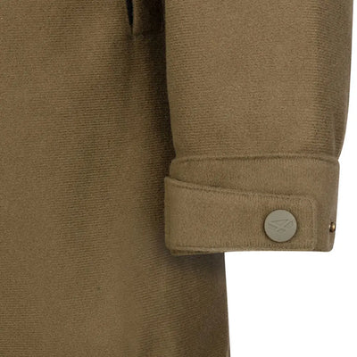 Olive green Hoggs of Fife Ladies Torness Trilaminate Smock with buttoned cuff