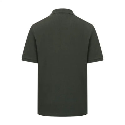 Dark green Hoggs of Fife Newton Pique Polo Shirt for a stylish casual look