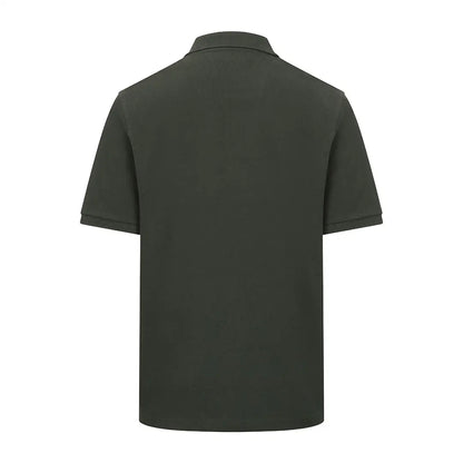 Dark green Hoggs of Fife Newton Pique Polo Shirt for a stylish casual look