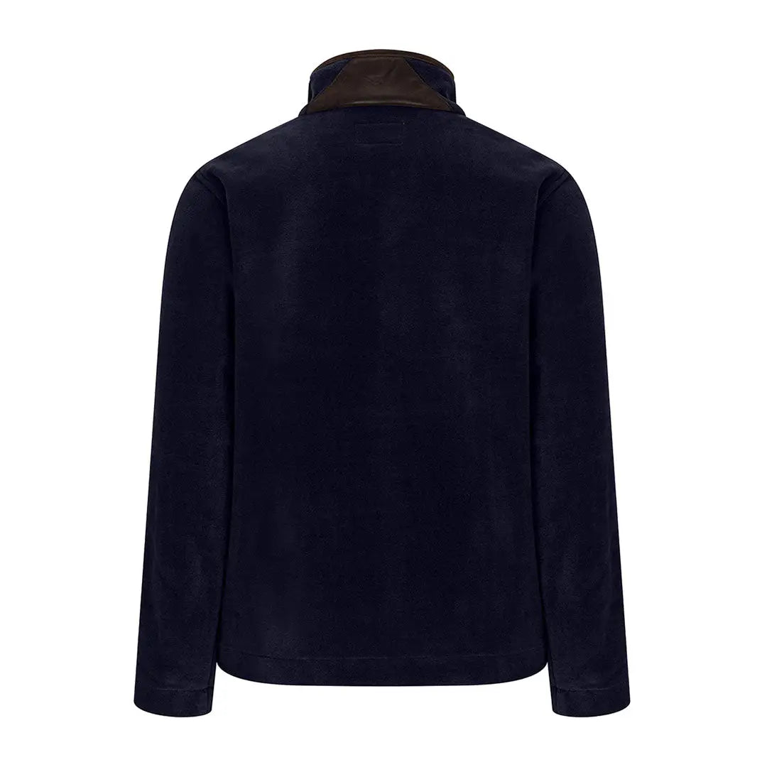 Navy blue Hoggs of Fife Stenton zip fleece jacket for country clothing and hunting adventures