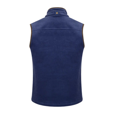 Navy blue fleece vest from Hoggs of Fife Stenton Technical Fleece Gilet