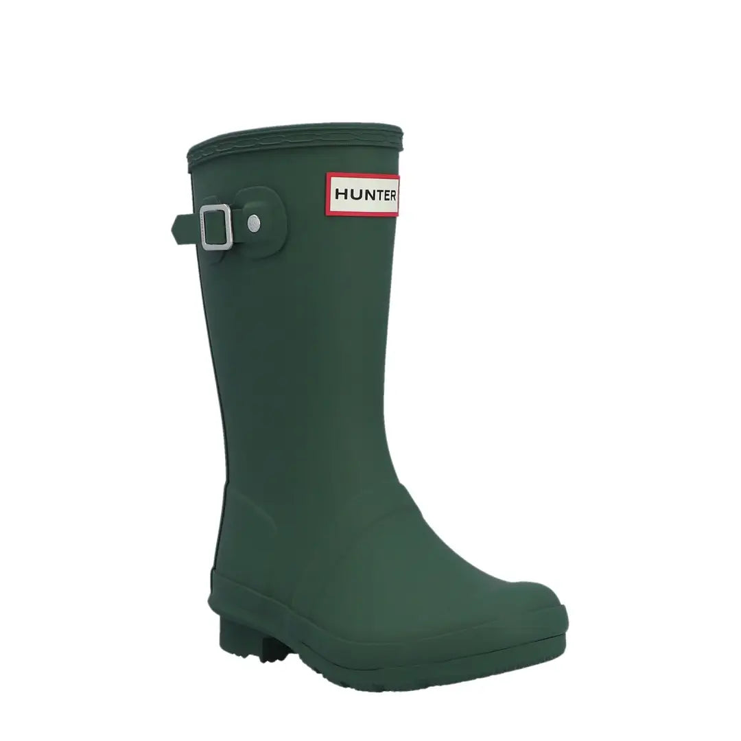 Green Hunter rain boot from Hunter Junior Originals for country clothing and hunting fun