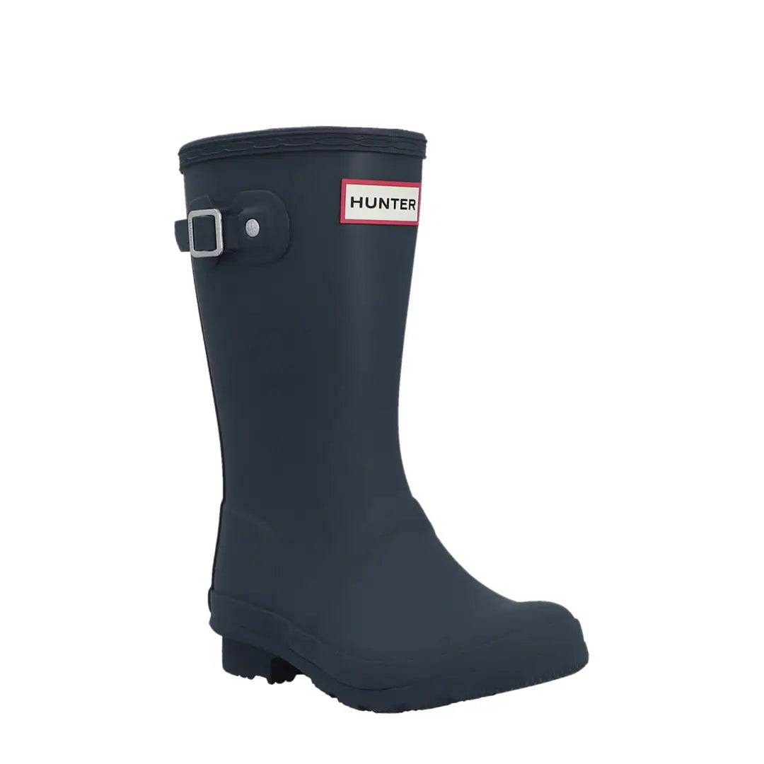Navy blue Hunter Junior Originals Boots perfect for kids’ rainy days