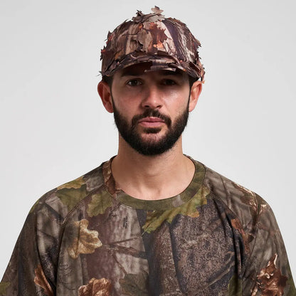Jack Pyke 3D leafy baseball hat in camo earth tones