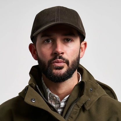 Dark olive green Jack Pyke Ashcombe baseball cap with stitched details