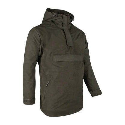 Olive green hooded anorak from Jack Pyke Ashcombe Smock, perfect for country clothing and hunting