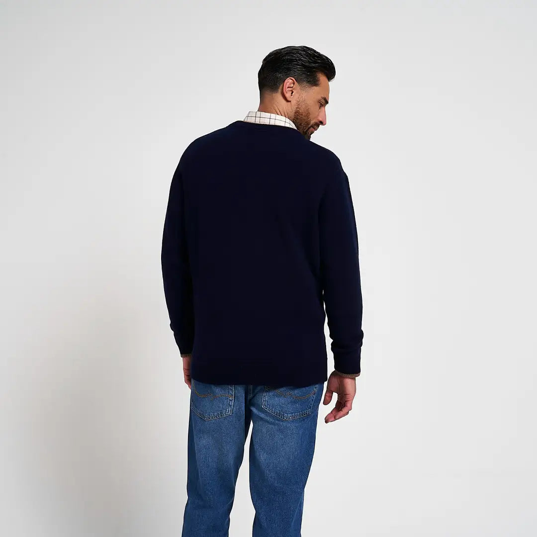 Navy blue crewneck Jack Pyke Ashcombe jumper