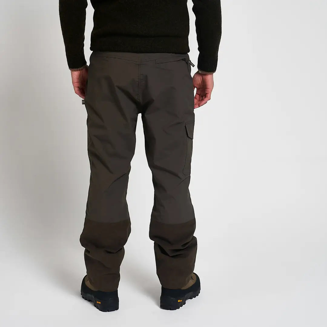 Jack Pyke Ashcombe dark olive cargo pants with two zipped pockets