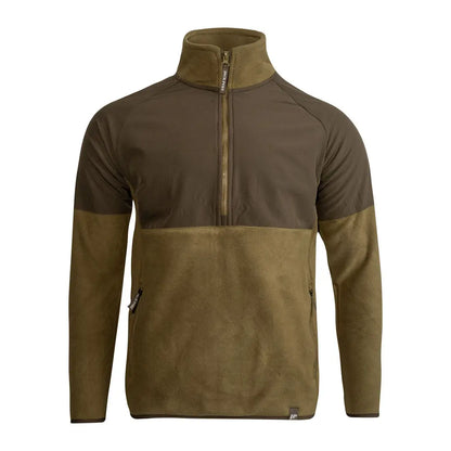 Men’s Jack Pyke Bleasdale half-zip fleece pullover with stand-up collar and zip pocket