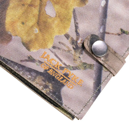 Camouflage-patterned Jack Pyke Certificate Holder fits shotgun and firearms certificates