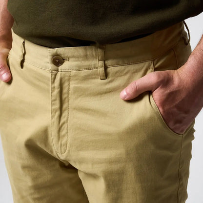 Jack Pyke Chino Trousers in khaki with button closure and belt loops