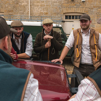 Group of men in Jack Pyke Countryman Fleece Gilet made of 300gsm micro fleece