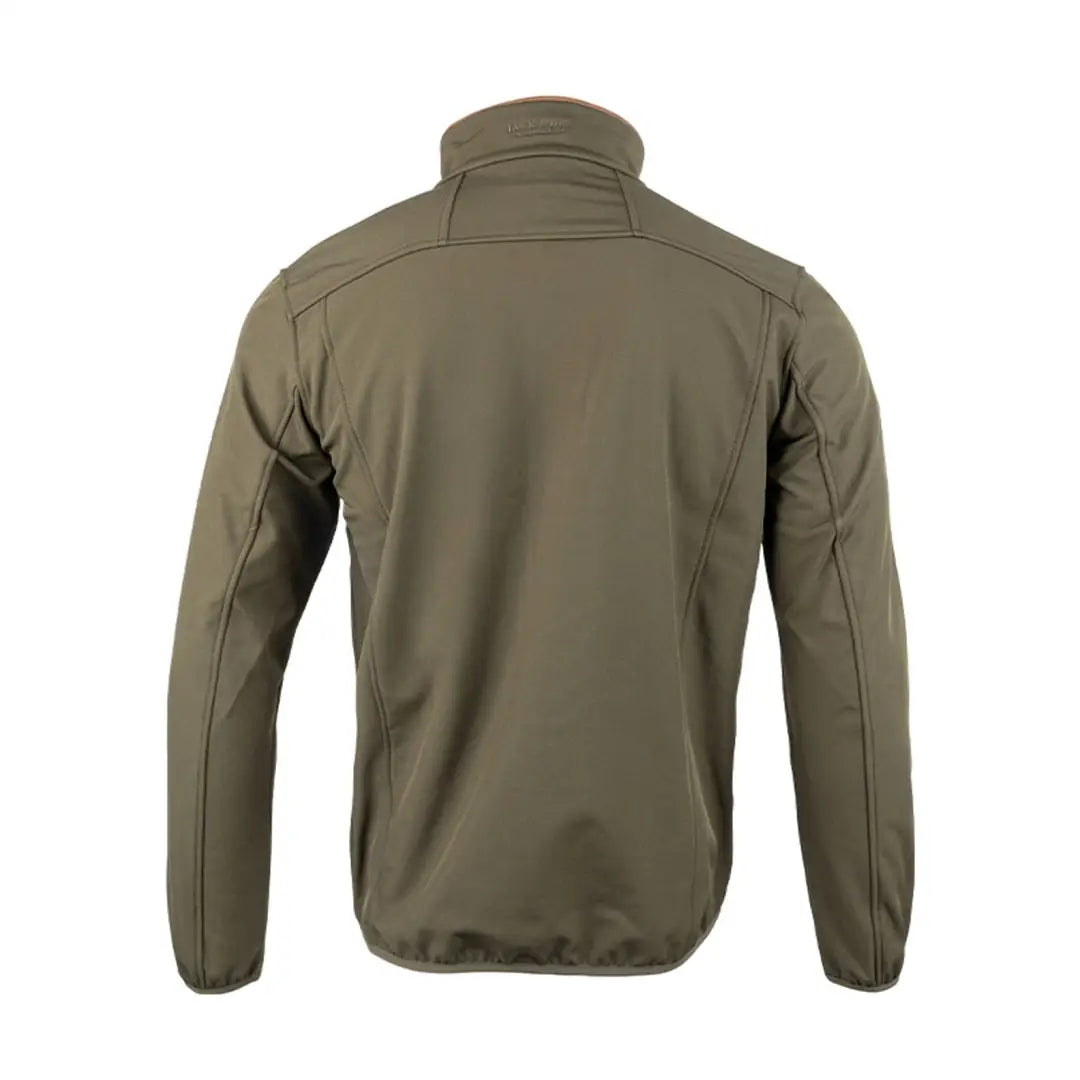 Olive green Jack Pyke County Softshell Jacket for hunting and outdoor adventures