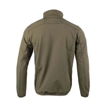 Olive green Jack Pyke County Softshell Jacket for hunting and outdoor adventures
