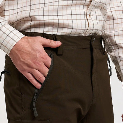 Jack Pyke Dalesman Stretch Trousers in dark brown durable fabric