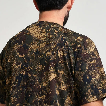 Jack Pyke digital camo t-shirt in green, brown, tan