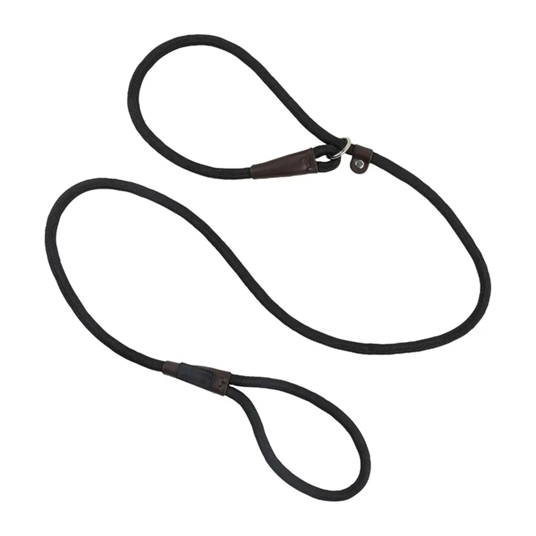 Black nylon Jack Pyke slip lead with a loop handle and clip for easy control