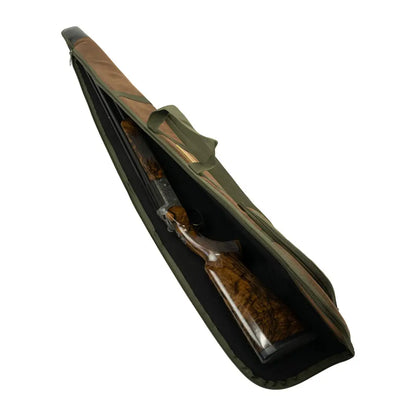 Jack Pyke Duotex Shotgun Slip with a rifle showing off its wooden stock inside