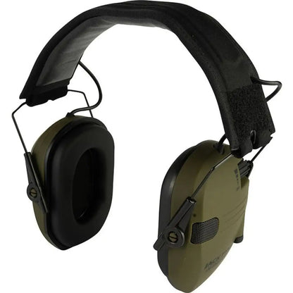 Olive green Jack Pyke Electronic Ear Defenders for hearing protection