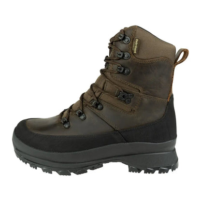 Brown leather hiking boot from Jack Pyke Field Boots for outdoor adventures