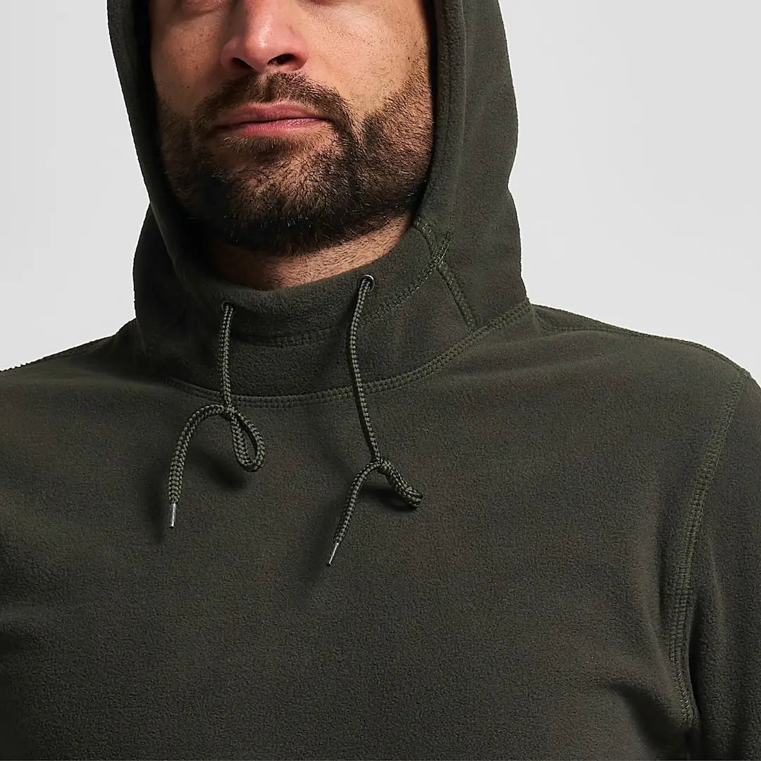 Jack Pyke Fieldman fleece hoodie in dark olive green