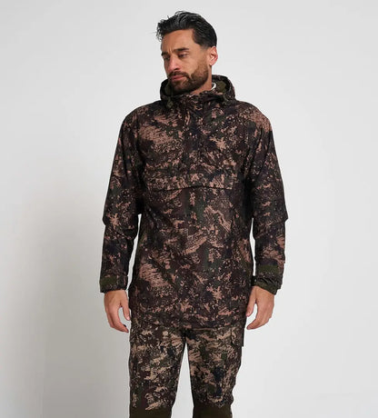 Man in Jack Pyke Galbraith hunting smock with camo jacket