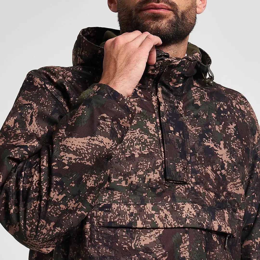 Jack Pyke Galbraith hunting smock in digital camo with earthy tones