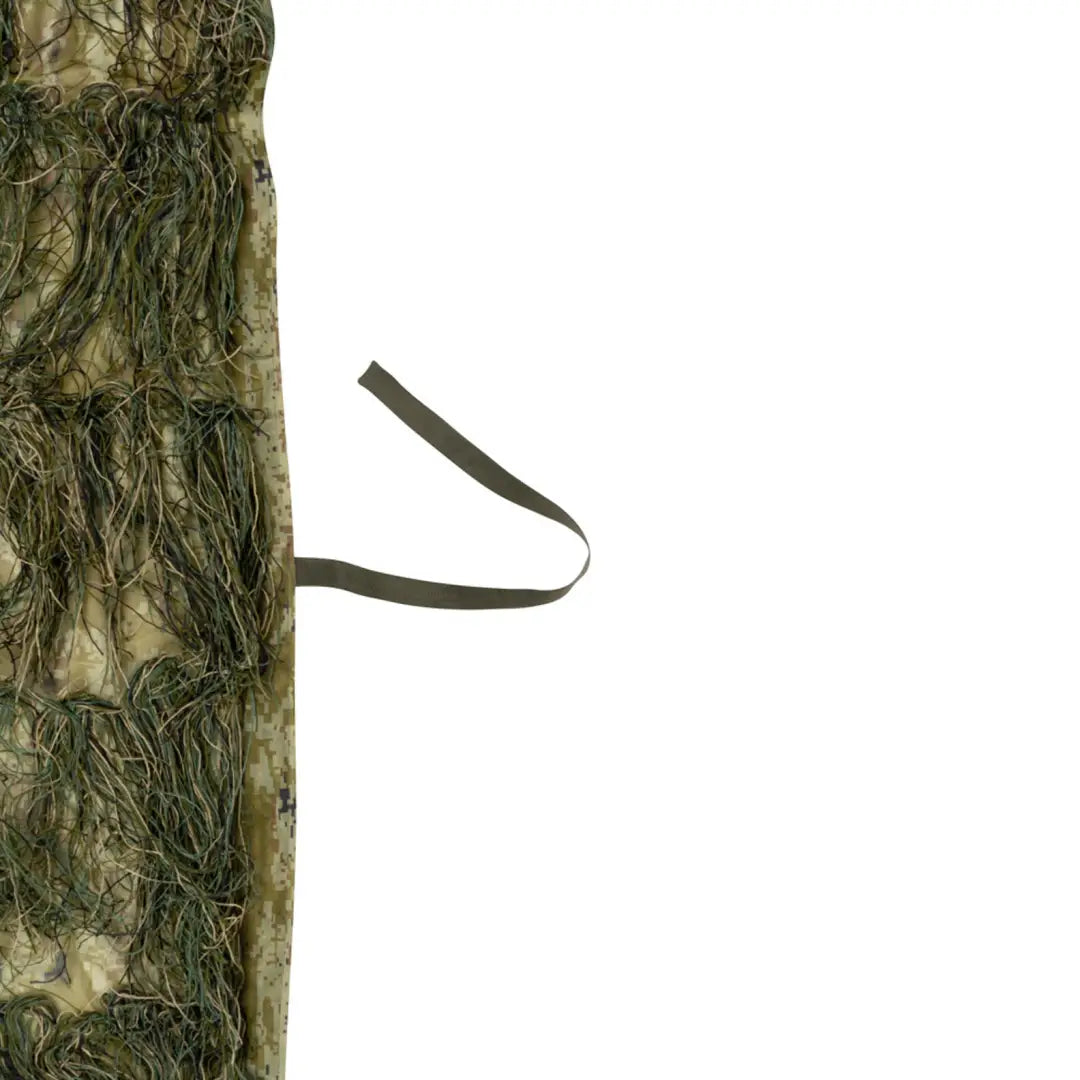 Camouflage hunting vest with strap from Jack Pyke Ghillie Hide Net for stealthy ops