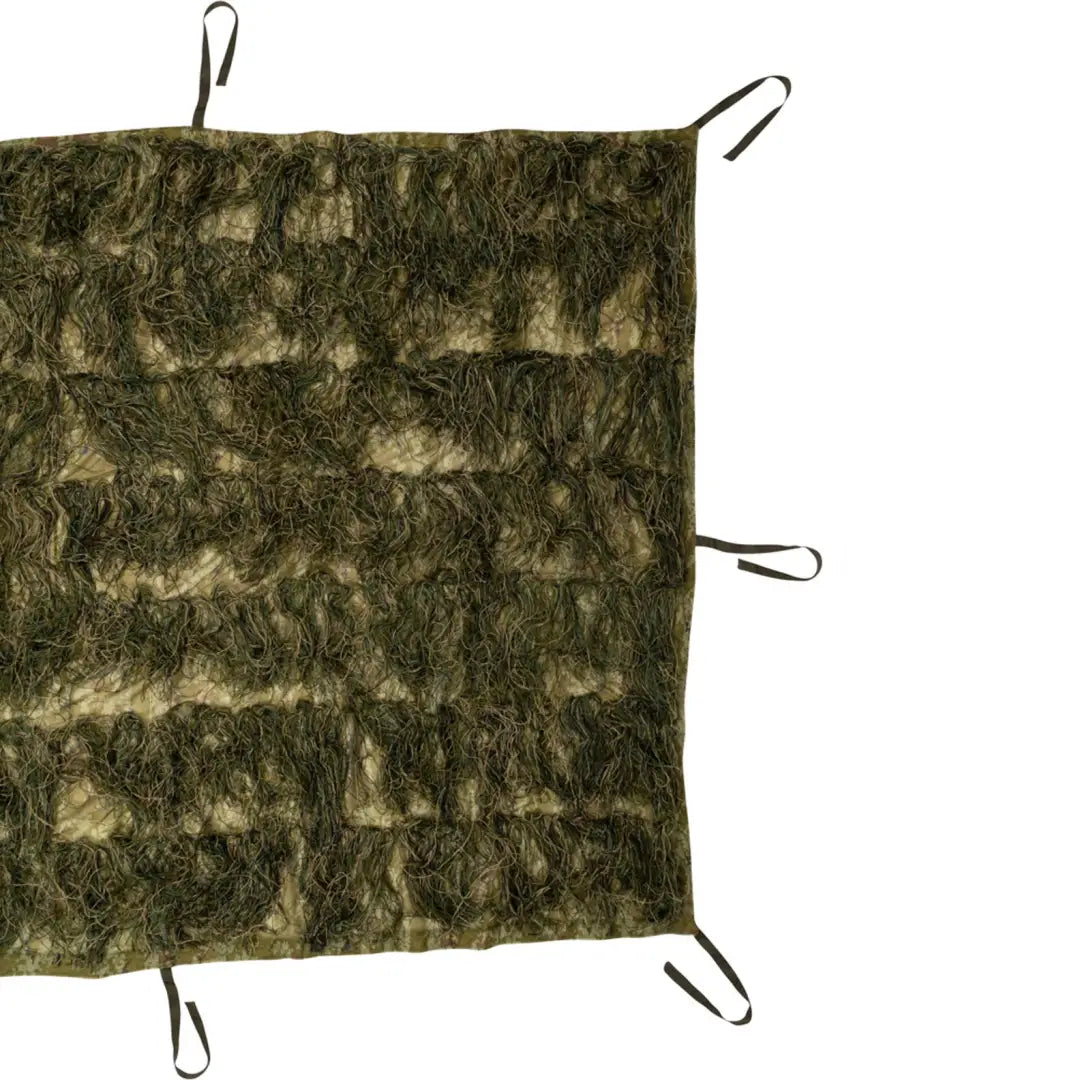 Camouflage netting with a mottled green pattern for Jack Pyke Ghillie Hide use