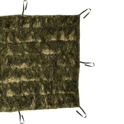 Camouflage netting with a mottled green pattern for Jack Pyke Ghillie Hide use
