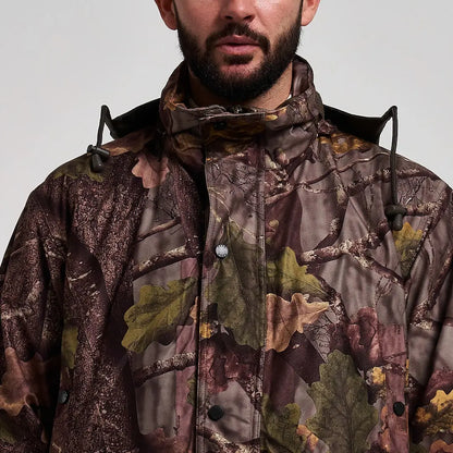 Jack Pyke Hunter jacket in woodland camo pattern